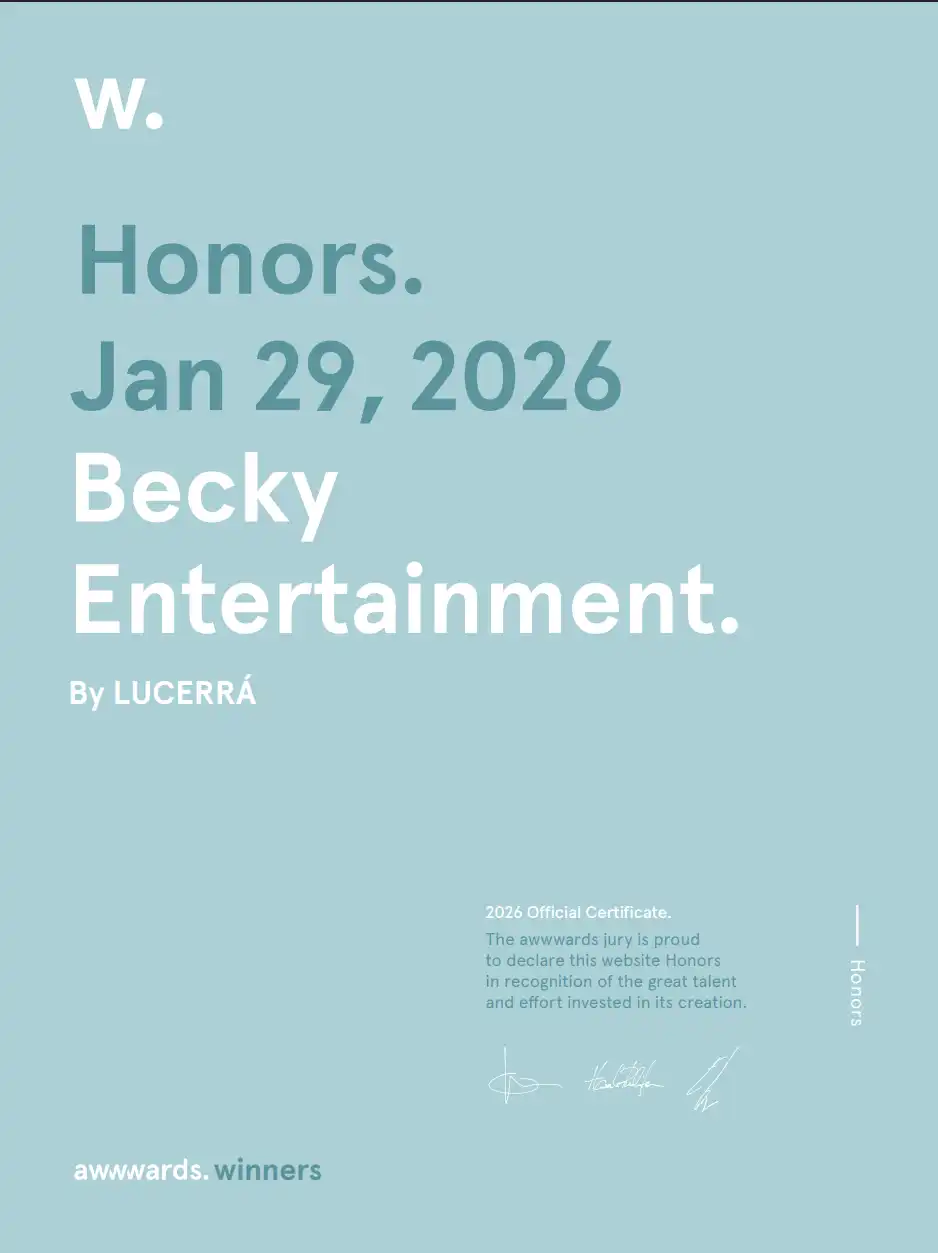 Awwwards Honourable Mention