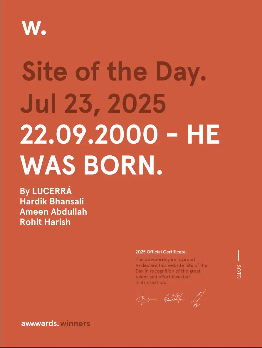 Awwwards Site of the Day