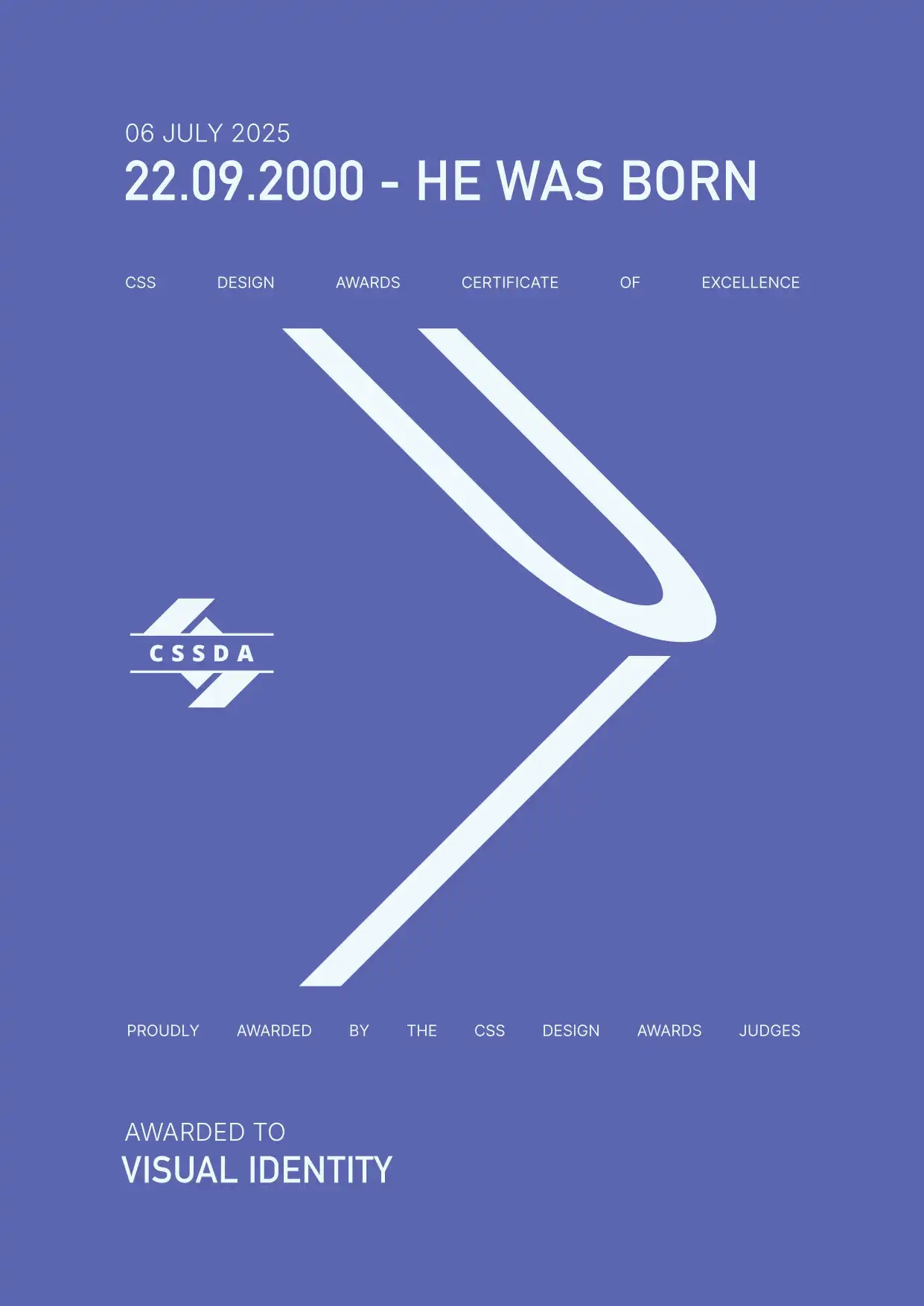 CSSDA Awards UI Design