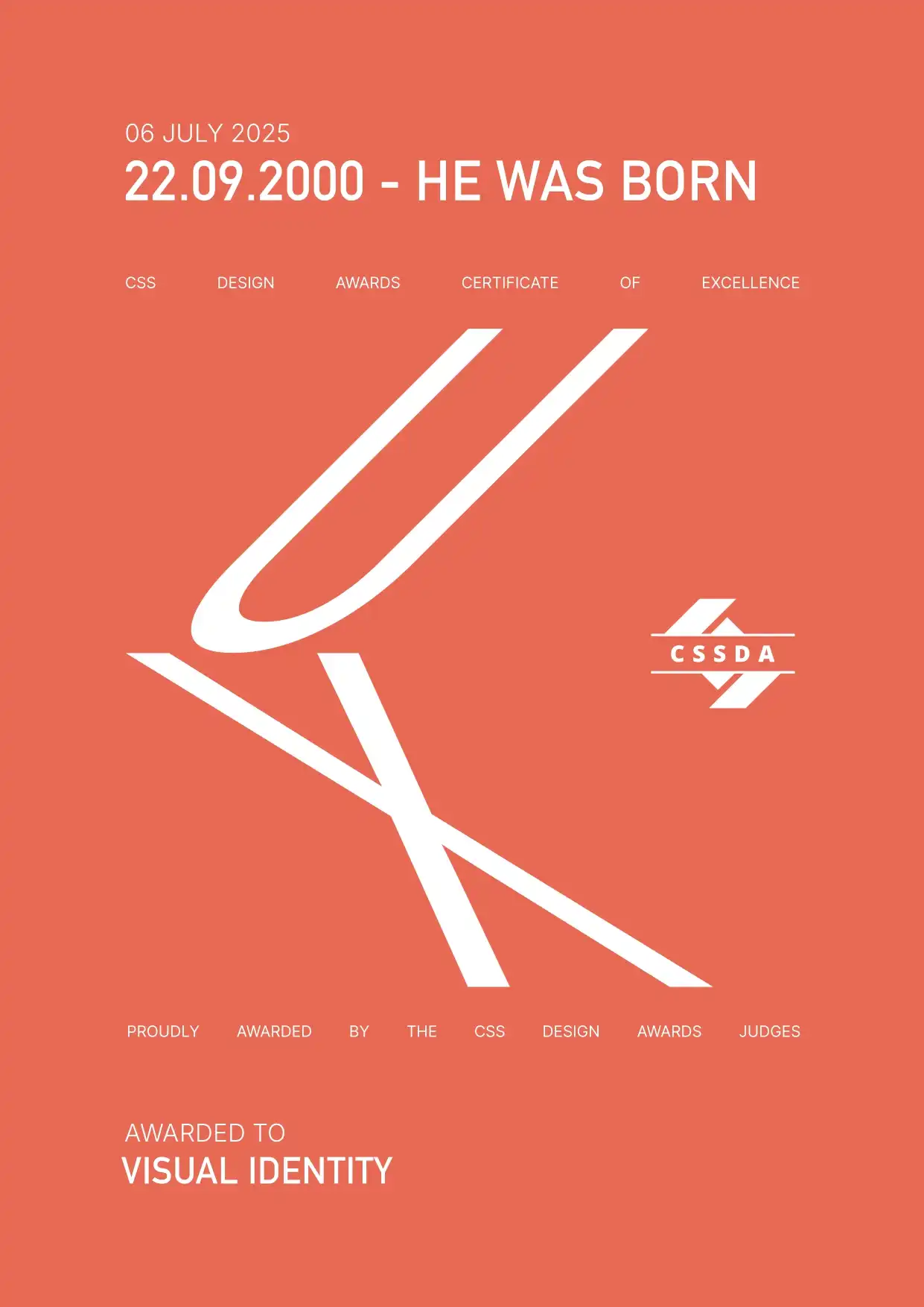 CSSDA Awards UX Design