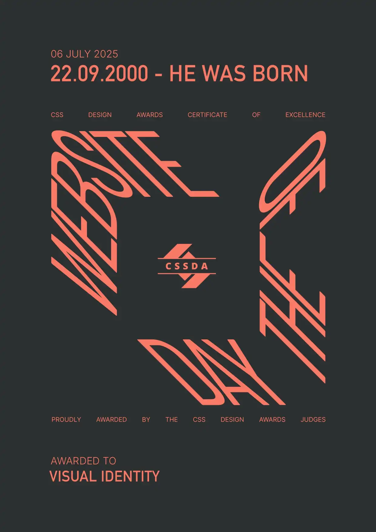 CSSDA Awards Website of the Day