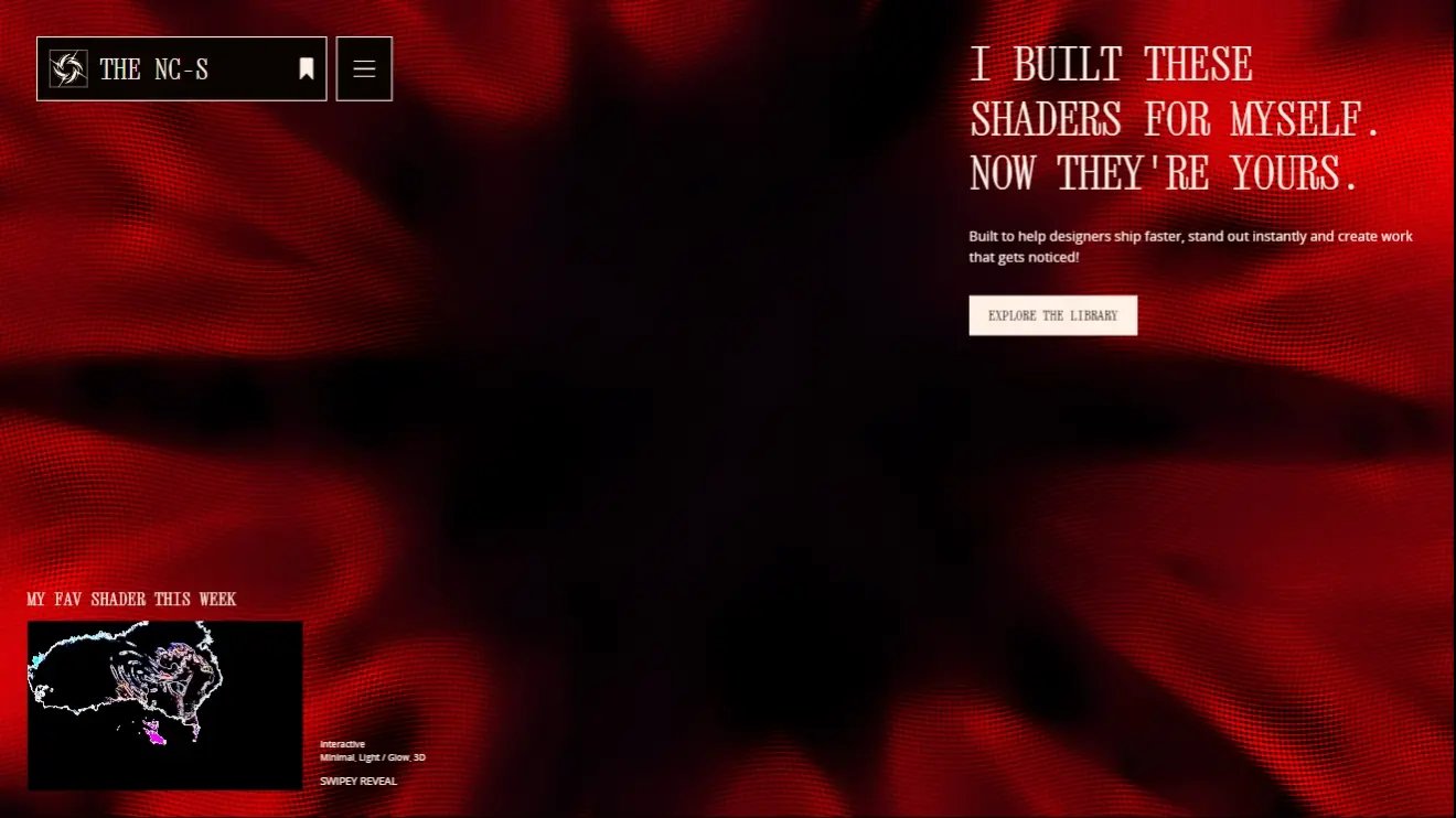 The NCS website cover