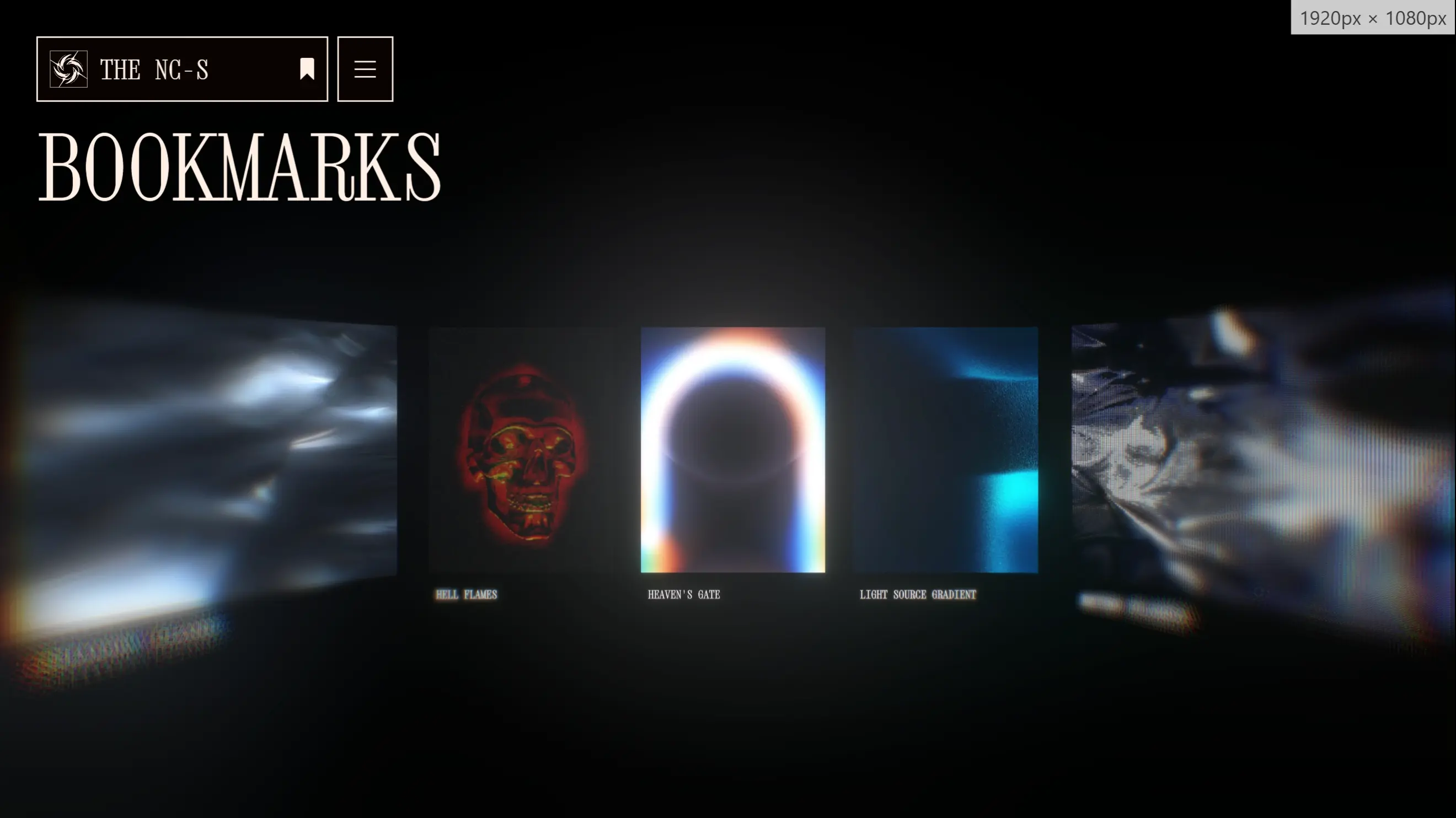 The NCS desktop screenshot