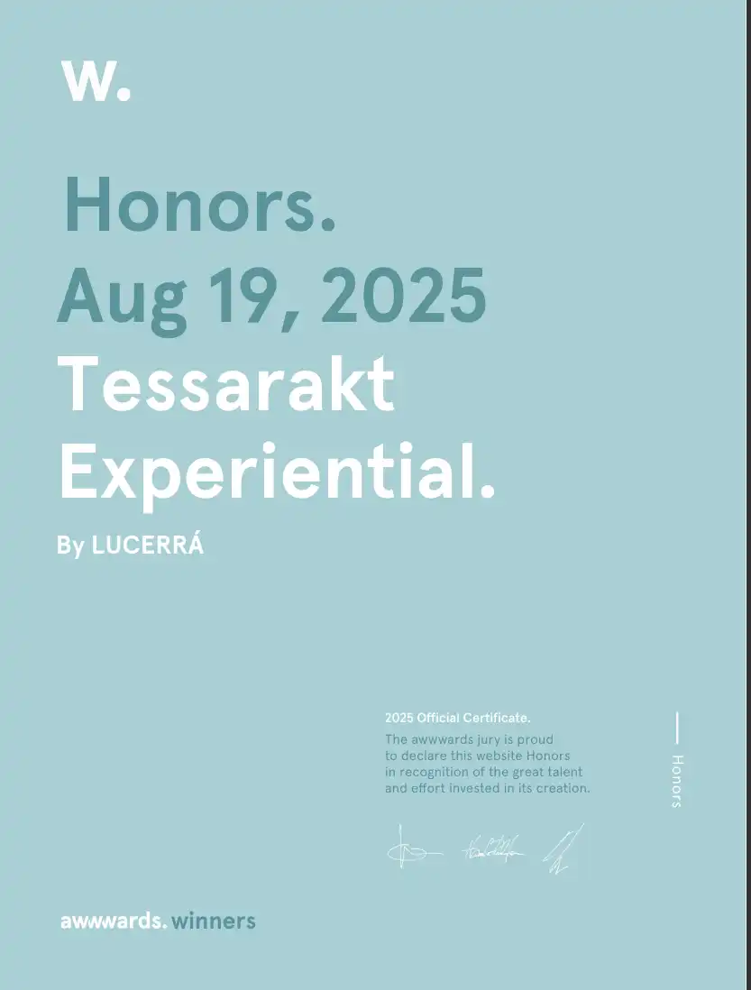 Awwwards Honourable Mention